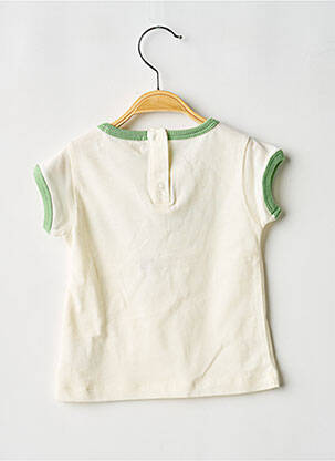 T-shirt fermeture pressionnée manches courtes vert LES PETITES CHOSES garçon