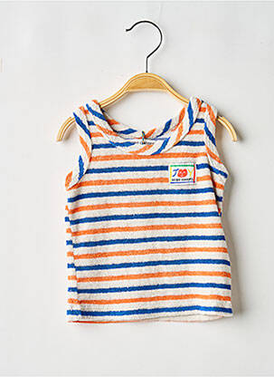 Débardeur stretch sans manche orange BOBO CHOSES garçon