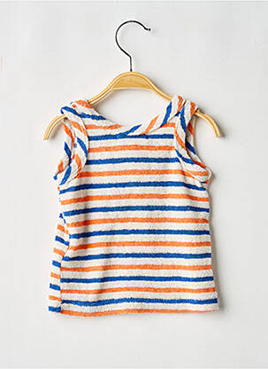 Débardeur stretch sans manche orange BOBO CHOSES garçon