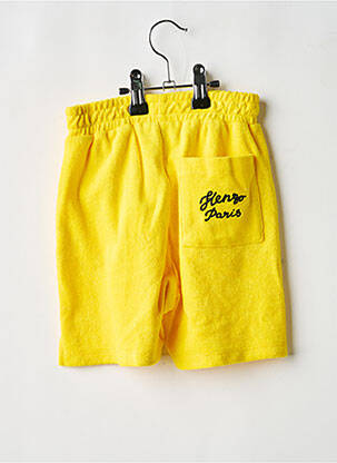 Short stretch taille élastique jaune KENZO garcon
