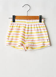 Short stretch taille élastique orange MOLO fille