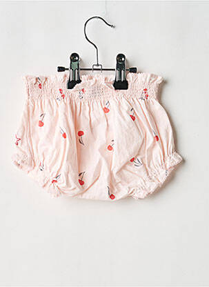 Culotte tissage popeline rose TOCOTO VINTAGE fille