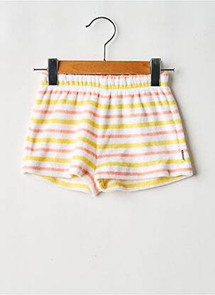 Short stretch taille élastique orange MOLO fille