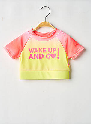 T-shirt stretch manches courtes rose BILLIEBLUSH fille