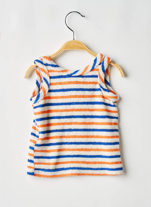 Débardeur stretch sans manche orange BOBO CHOSES garcon