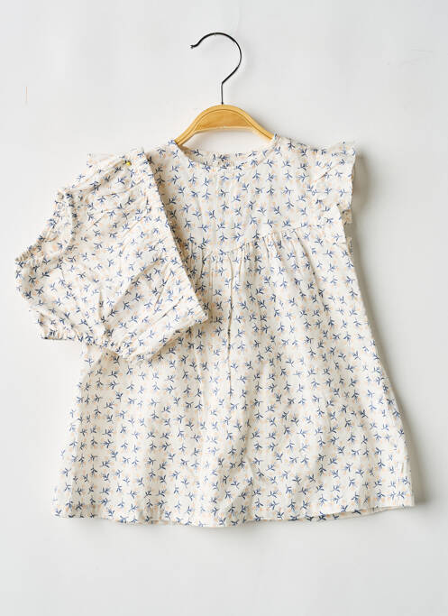 Robe mi-longue beige NOUKIE'S fille