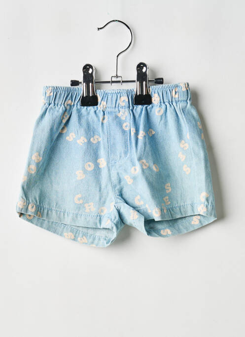 Short tissage denim taille élastique bleu BOBO CHOSES fille