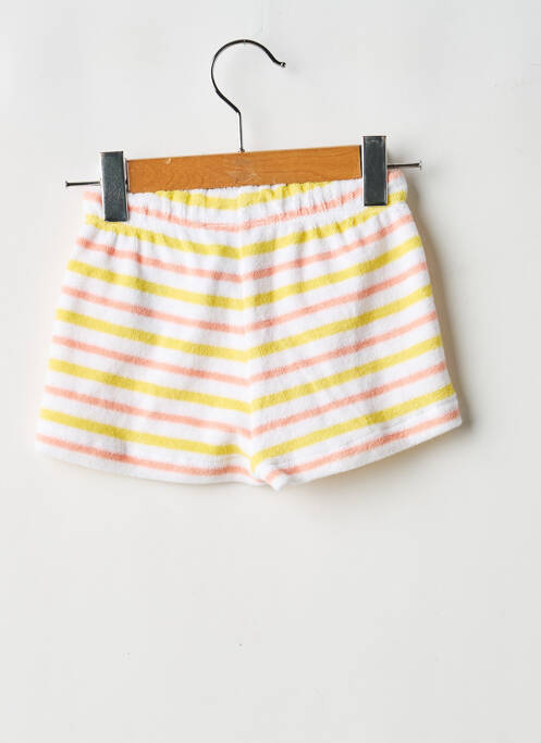 Short stretch taille élastique orange MOLO fille