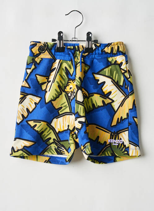 Short poches taille élastique bleu KENZO garcon