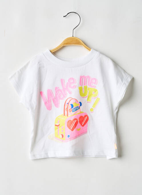T-shirt stretch manches courtes blanc BILLIEBLUSH fille