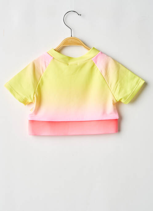 T-shirt stretch manches courtes jaune BILLIEBLUSH fille