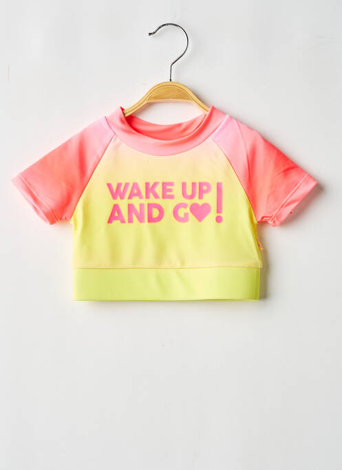 T-shirt stretch manches courtes rose BILLIEBLUSH fille