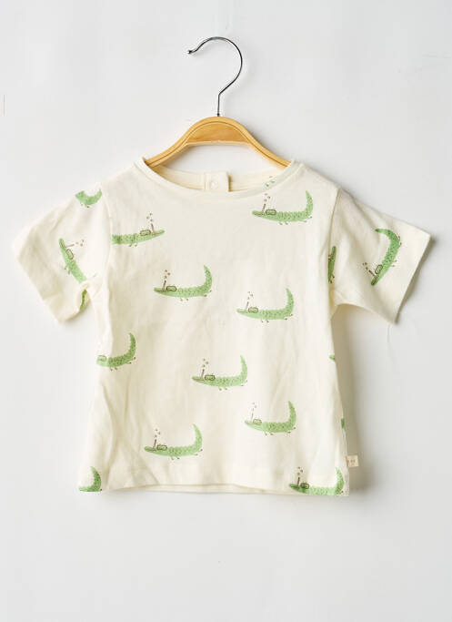 T-shirt manches longues manches longues beige LES PETITES CHOSES garcon