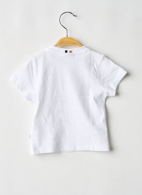 T-shirt stretch manches courtes blanc HUGO BOSS garcon