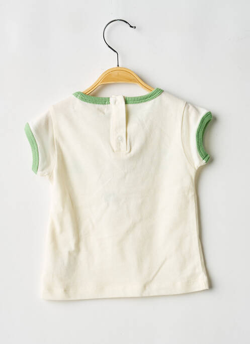 T-shirt fermeture pressionnée manches courtes vert LES PETITES CHOSES garcon