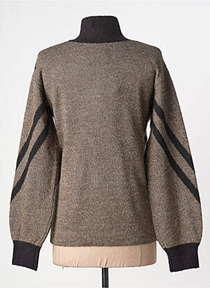 Sweat-shirt stretch manches longues gris KAFFE femme