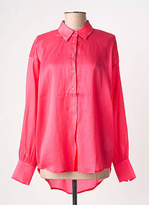 Chemisier coupe fluide manches longues rouge KAFFE femme