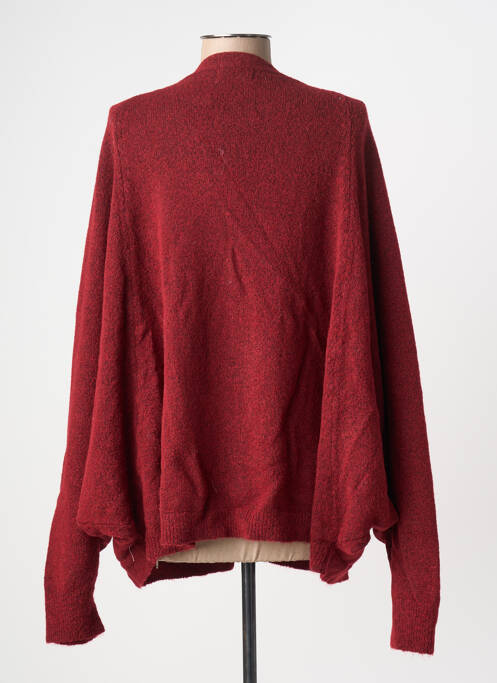 Gilet manches longues manches longues rouge SEE U SOON femme