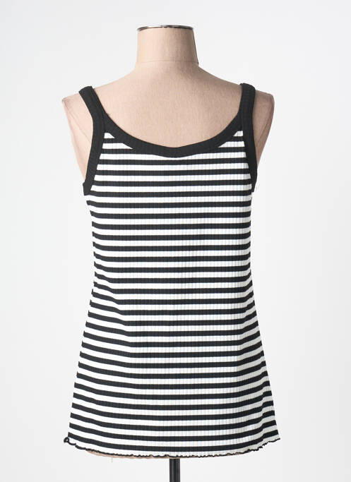 Débardeur stretch sans manche blanc KAFFE femme