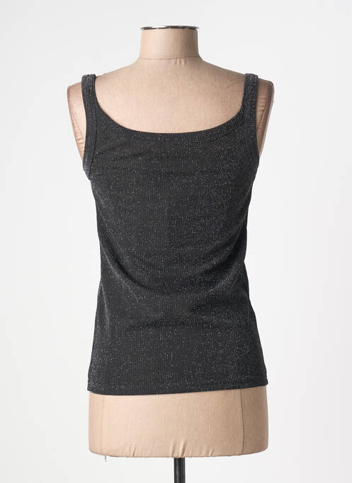 Débardeur stretch sans manche noir KAFFE femme