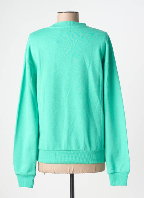 Sweat-shirt sérigraphie floquée manches longues vert KAFFE femme