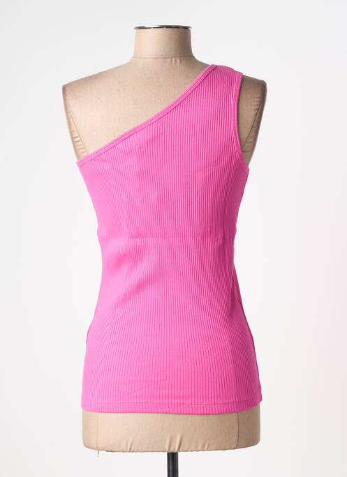 Top stretch sans manche rose KAFFE femme