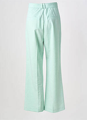 Pantalon droit taille élastique vert IN WEAR femme