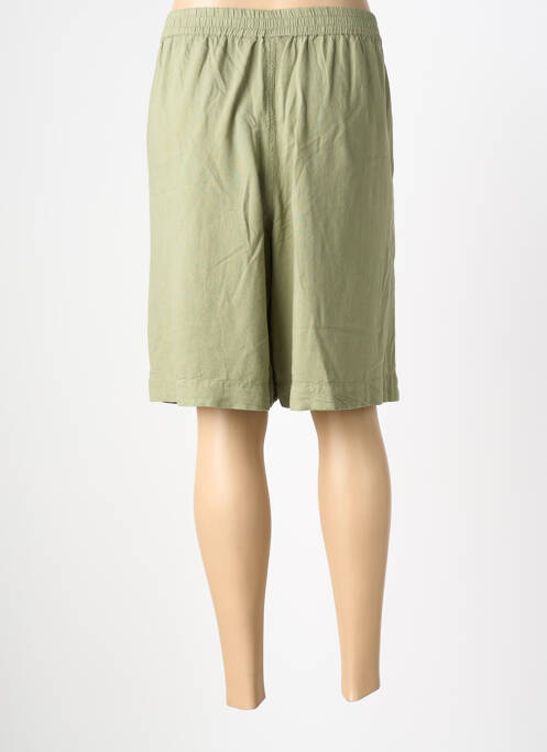 Bermuda taille élastique vert KAFFE femme