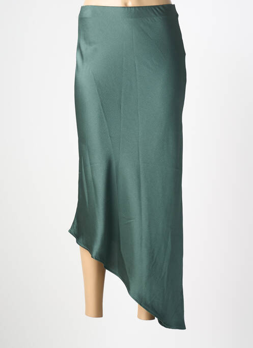 Jupe longue coupe fluide vert KAFFE femme
