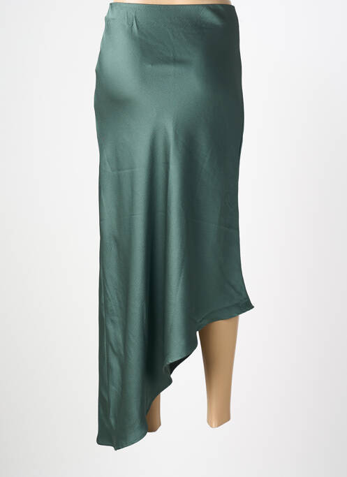 Jupe longue coupe fluide vert KAFFE femme