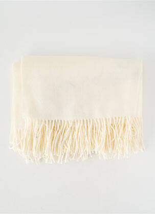 Echarpe maille fine beige SEE U SOON femme