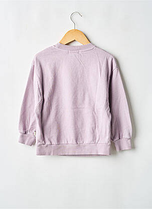 Sweat-shirt manches longues manches longues violet TOCOTO VINTAGE fille