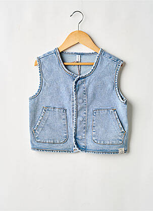 Veste casual col rond bleu THE NEW CHAPTER enfant