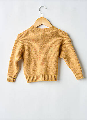 Gilet manches longues coupe cintrée jaune TOCOTO VINTAGE enfant