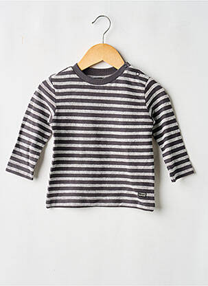 T-shirt manches longues manches longues gris QUAPI garçon