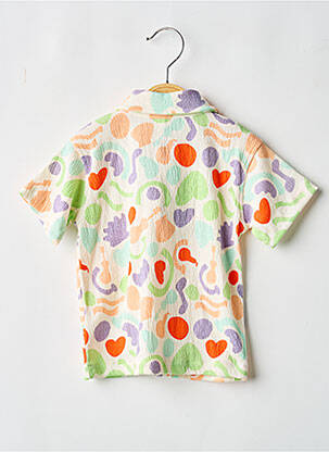 Chemise manches courtes imprimé fantaisie orange THE NEW CHAPTER garçon