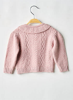 Pull coupe droite manches longues rose TOCOTO VINTAGE fille