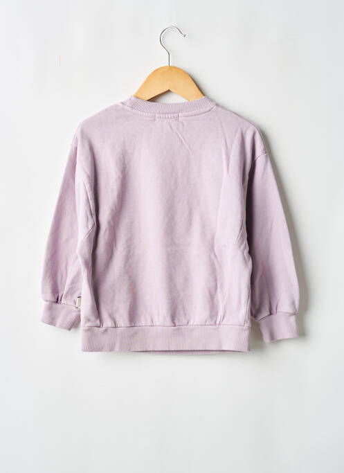Sweat-shirt manches longues manches longues violet TOCOTO VINTAGE fille