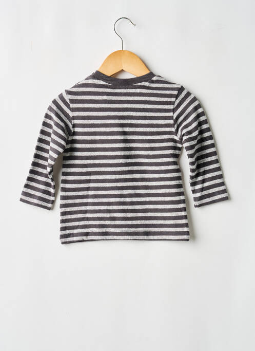 T-shirt manches longues manches longues gris QUAPI garcon