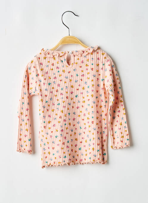 T-shirt coupe droite manches longues rose KONGES SLOJD fille