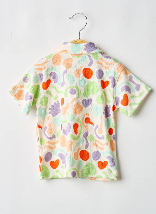 Chemise manches courtes imprimé fantaisie orange THE NEW CHAPTER garcon