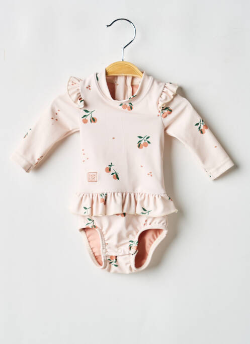 Maillot de bain 1 pièce imprimé fantaisie beige LIEWOOD fille