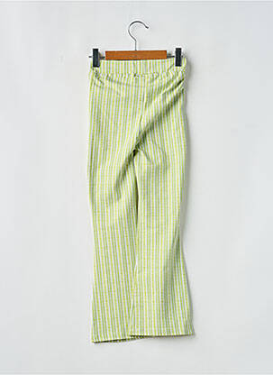 Pantalon flare imprimé fantaisie taille élastique vert QUAPI fille