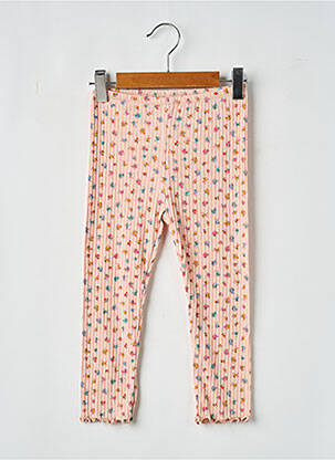 Legging stretch taille élastique rose KONGES SLOJD fille