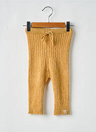 Legging stretch taille élastique jaune TOCOTO VINTAGE fille