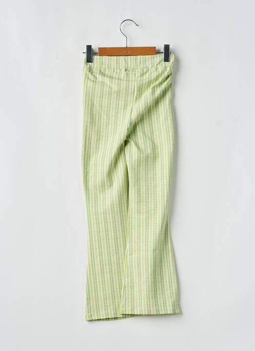 Pantalon flare imprimé fantaisie taille élastique vert QUAPI fille