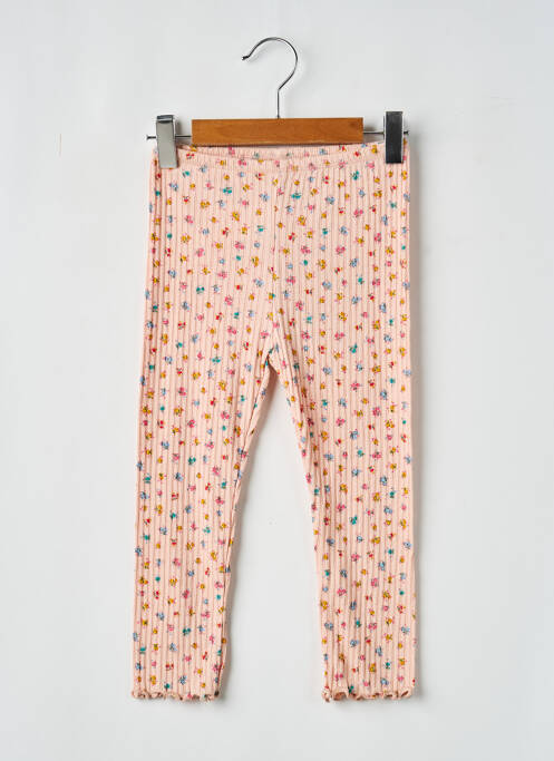 Legging stretch taille élastique rose KONGES SLOJD fille