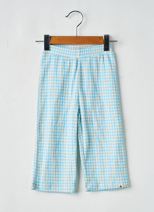 Pantalon droit coupe droite taille élastique bleu THE NEW CHAPTER fille