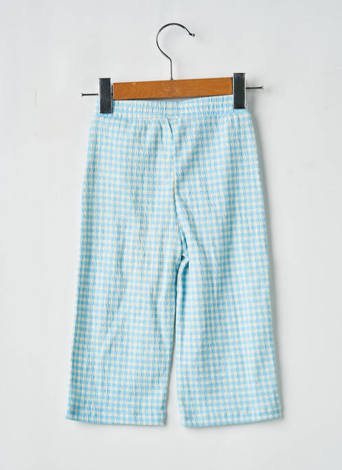 Pantalon droit coupe droite taille élastique bleu THE NEW CHAPTER fille