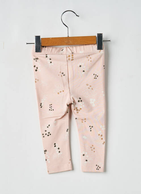 Legging stretch taille élastique rose QUAPI fille